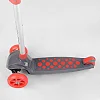 Самокат триколісний LK-52003 Best Scooter (4) СВІТЛО ДЕКИ, КОЛІС І ДИСКІВ, знімне кермо, передні колеса PU 120х35мм, задні колеса PU 80х30мм
