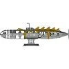 Колекційна модель-конструктор Metal Time Elusive Nautilus Підводний човен механічний (MT045)