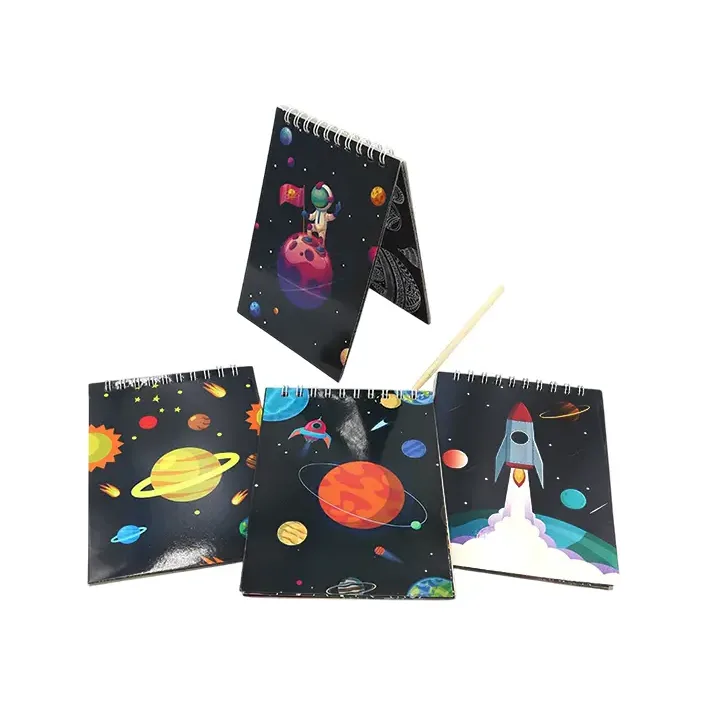 Скретчбук на спирали "Космос" 20-8804-WH р.14*10CM (Кнц8807)