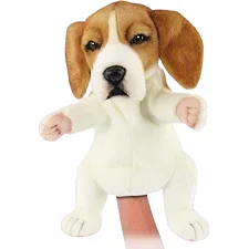 Мягкая игрушка на руку Бигль, серия Puppet высота 25 см, Hansa (8452)