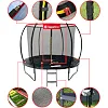 Батут inSPORTline Flea PRO с внутренней сеткой 305 см черный