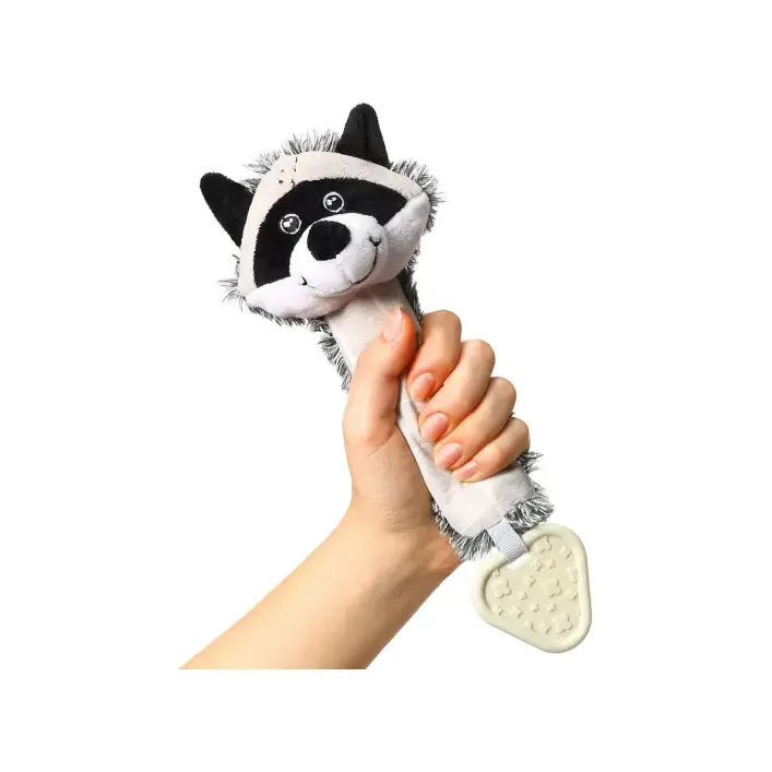 Игрушка с пищалкой 746 "Енот Роки" (Высота 25 см.) "BabyOno" (Нем6746)