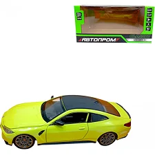 Игрушка машина мет. 1:24 BMW M4, батар., свет, звук, откр. двери