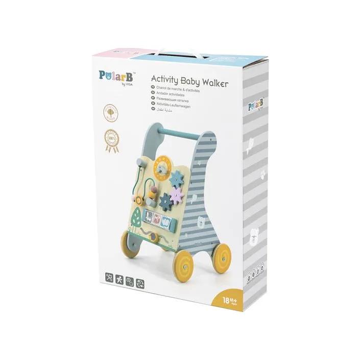 Дитячі ходунки-каталка PolarB з бізібордом (44028)