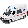 Автомодель - MERCEDES-BENZ SPRINTER БЫСТРАЯ ПОМОЩЬ 250295 в коробке TechnoDrive (Маш4120)