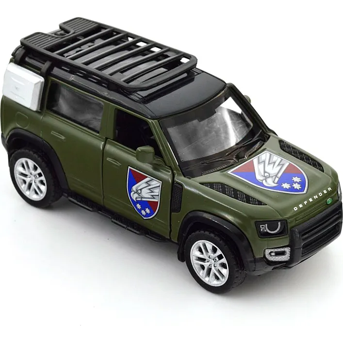 Автомодель серии Шевроны Героев - LAND ROVER DEFENDER 110 - 25 ОПДБР (Маш2515)