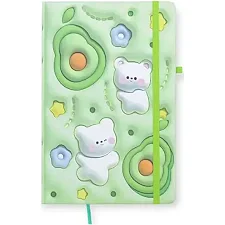 Блокнот на резинке Kiddy sweet А5 761254ML 13.6×20.8 см, 80л., твердый переплет (Кнц4529)