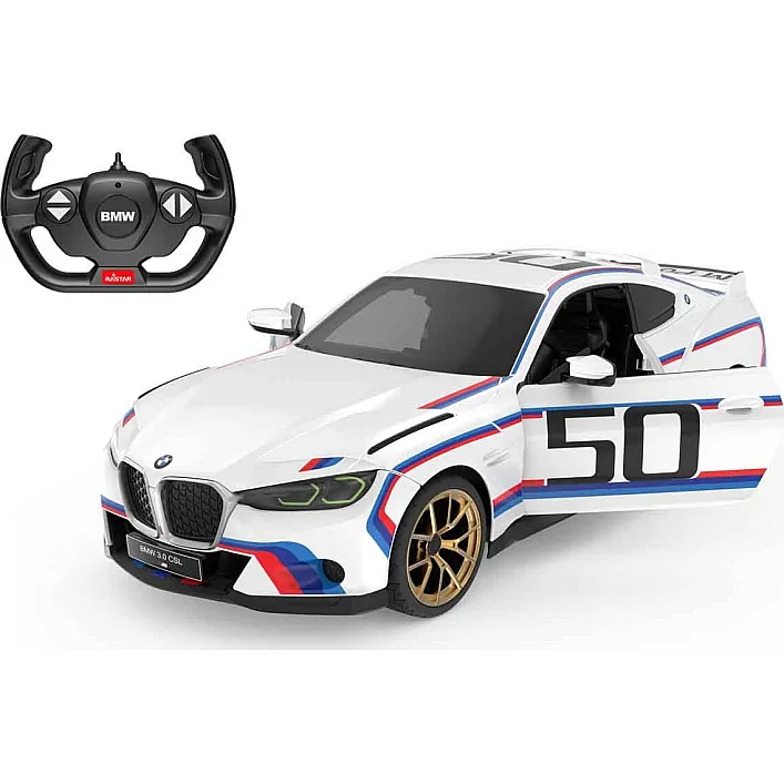 Іграшковий автомобіль на радіокеруванні BMW 3.0 CSL 1:14, Rastar (24022)