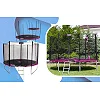 Батут THUNDER OUTSIDE PRO с наружной сеткой 8 футов 244 см черно-розовый