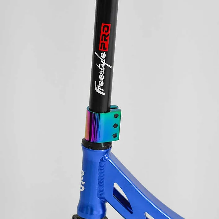 Самокат трюковый N- 12740 "Best Scooter" (2) "Freestyle", HIC-система, ПЕГИ, алюминиевый диск и дека, колёса PU, d=120мм, ширина руля 58 см