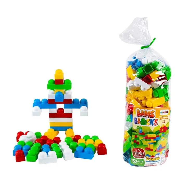 гр Конструктор "BAMSIBLOCK №3" 115/4 (7) 152 дет, "BAMSIC"