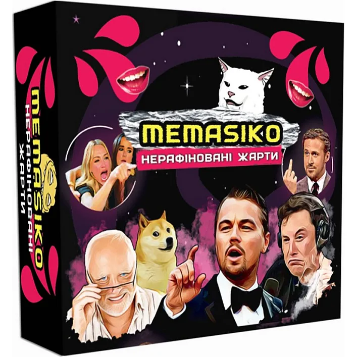 Настольная игра с мемами "Memasiko. Нерафинированные шутки" PLR-0024