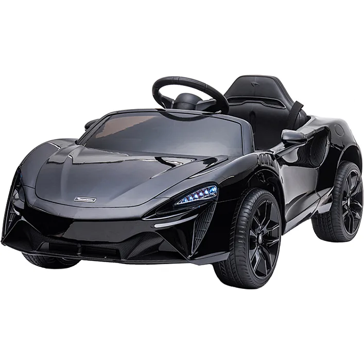 Электромобиль McLaren JL211 черный, кожаные сиденья, колеса EVA, MP3, Р/К, 12В*7АH, 2*25W (Рез4211)