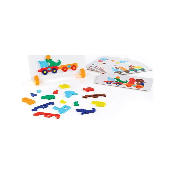 Набор магнитов Guidecraft Manipulatives Поезд со зверятами (G5092)
