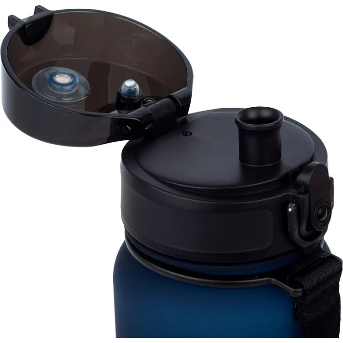 Бутылка для воды UZSPACE 3053(Dark-Blue) 800 мл, темно-синяя
