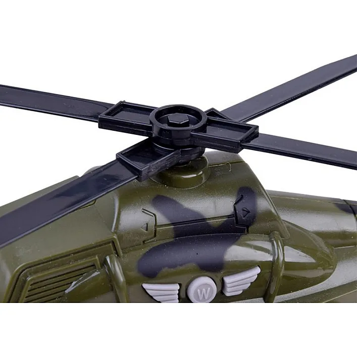 Вертолет AP9907A Автопром спецтранспорт, 1:16, на батарейках: свет и звук, в коробке 32*11,5*18,5 см (Маш7674)