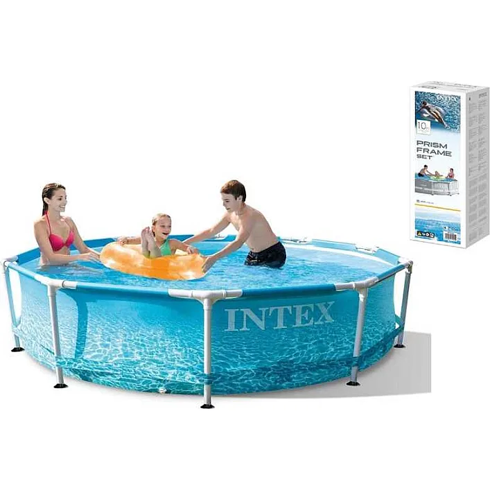 Intex Басейн каркасний 28206 NP (1) круглий, діаметр 305см, висота 76см, об'єм 4485л, у коробці