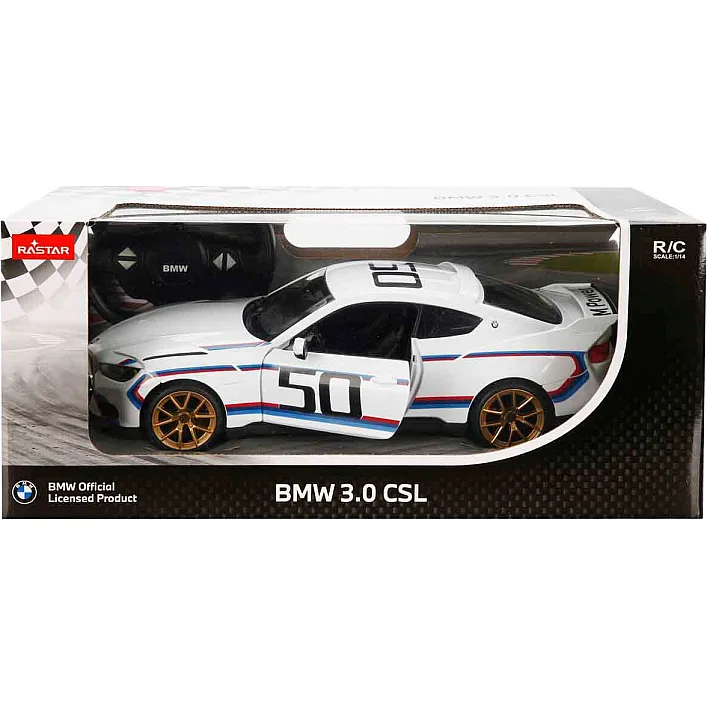 Іграшковий автомобіль на радіокеруванні BMW 3.0 CSL 1:14, Rastar (24022)
