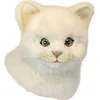 Мягкая игрушка Белый котенок, сидящий длина 32см, Hansa (6433)