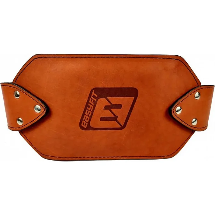 Пояс для обтяжень EasyFit EF-DBC-200-BR шкіра, до 200 кг, коричневий