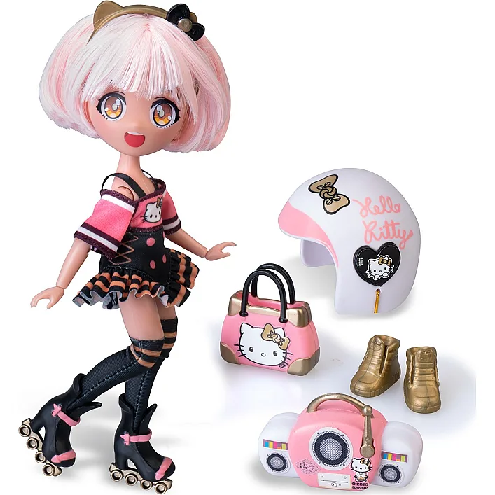 Игровой набор 4SF Manga Dolls серии Hello Kitty – Золотая Роллер Дива
