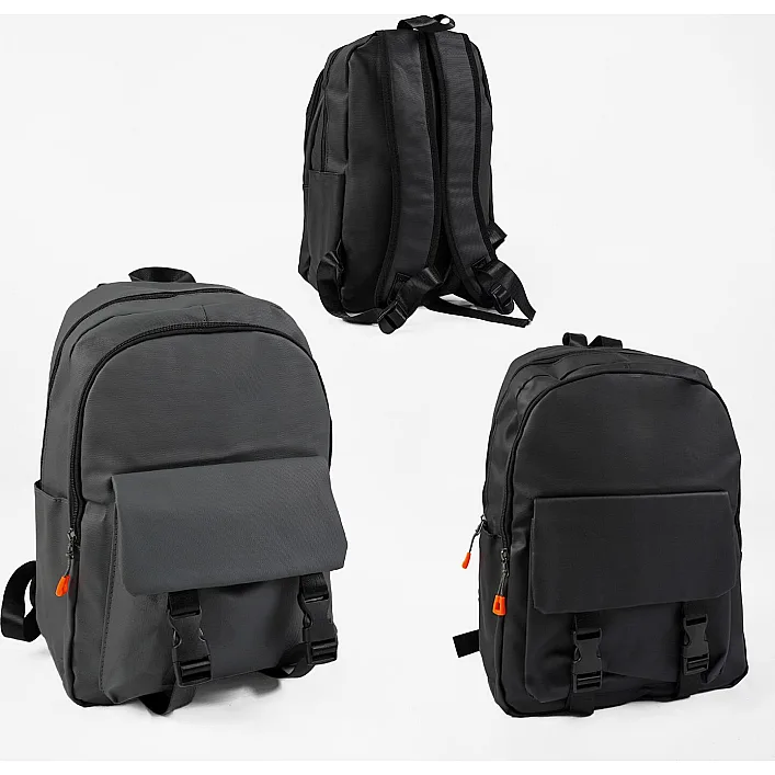 Рюкзак C 72922 (40) 2 кольори, розміри: 29х14х40 см, 2 відділення, 3 кишені, на блискавці, в пакеті