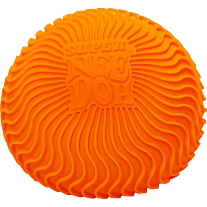 Игрушка-антистресс NeeDoh серии Super – Яркие волны (оранжевый)