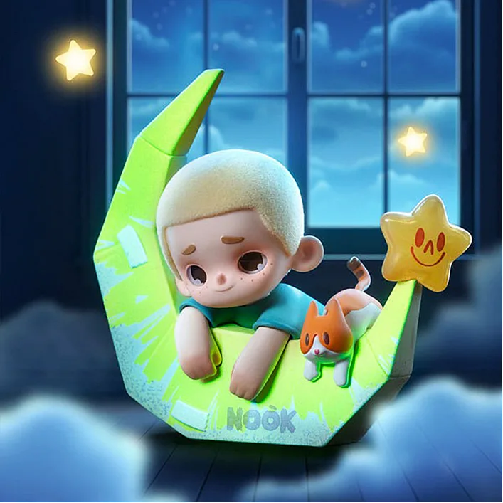 Колекційна фігурка POP TOP 52Toys серії "NOOK" - МАЛЕНЬКИЙ СВІТ (у дисп., в ас.)