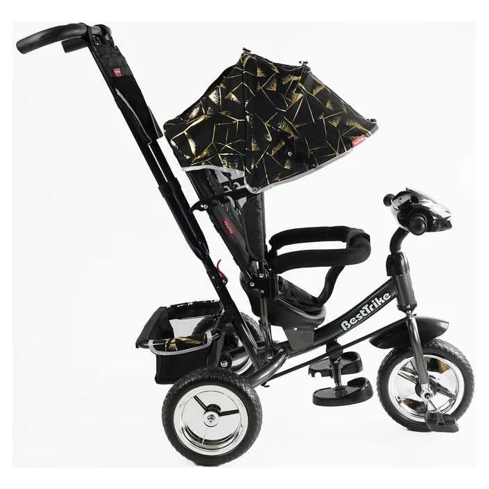 Велосипед 3-х колесный 6588 / 60-775 Best Trike (1) КОЛЕСО ПЕНА, d=25см переднее, d=20см задние, фара музыкальная, USB, Bluetooth, в коробке