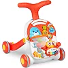 Каталка 2-в-1 интерактивная Ricokids бело-красная