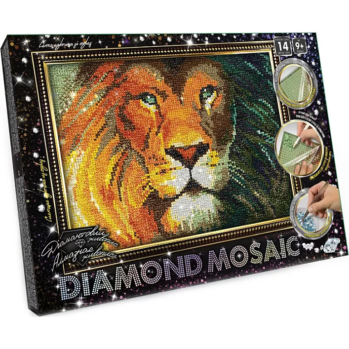 Набір креативної творчості "DIAMOND MOSAIC" DM-03-01-9 DM-03-03