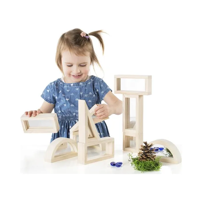 Кубики Guidecraft Block Play Зеркало, 14 см, 10 шт. (G3017)