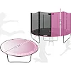 Батут THUNDER OUTSIDE PRO с наружной сеткой 8 футов 244 см черно-розовый