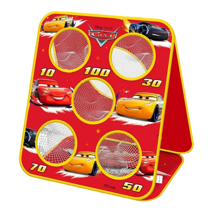 Детский игровой набор мишени "Тачки" Bambi LM1015, 6 мешочков