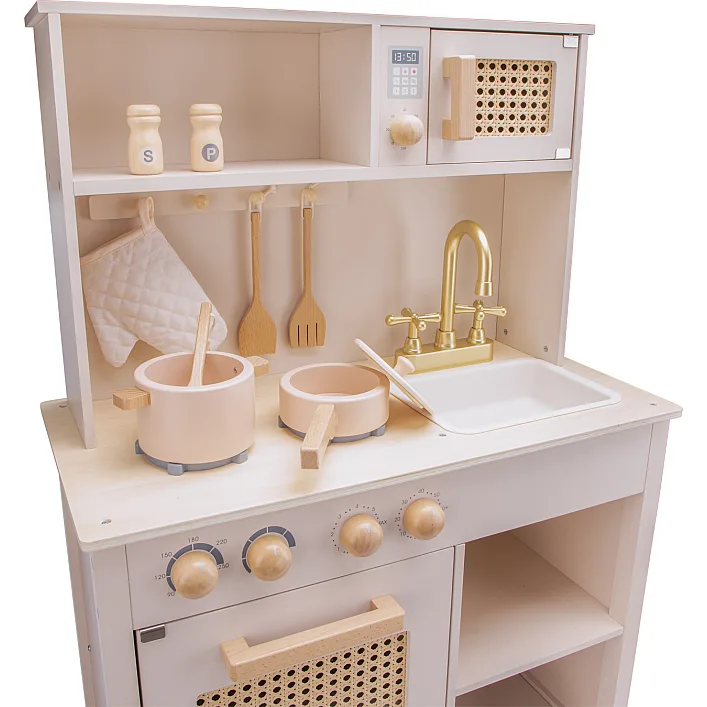 Міні-кухня - ротанг рожева, New Classic Toys (11046)