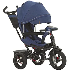 Велосипед трехколесный TILLY Impulse T-386/2 Синий лен (Вел2386)