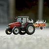 Модель Britains Трактор Massey Ferguson 6290 з культиватором 1:32 (43335)