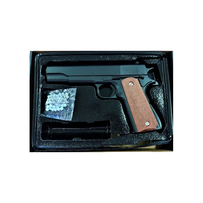 Дитячий пістолет на кульках "Colt M1911 Classic" Galaxy G13 метал-пластик чорний