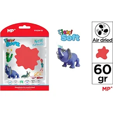 Паста для лепки, красная 60г, Madrid Papel (53467)