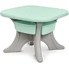 Детский столик с двумя стульями NEW TABLE-5 бежево-мятный