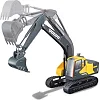 Автомодель серии Construction - ЭКСКАВАТОР VOLVO EC220E 18-32086 (Маш5623)
