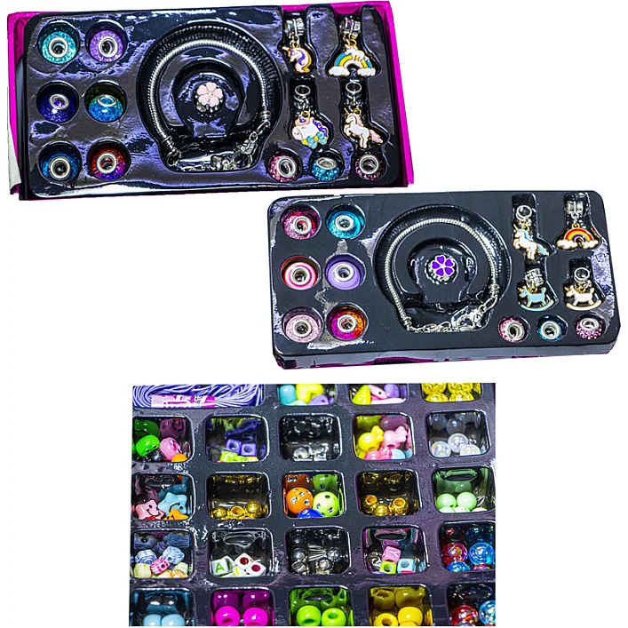 Детский набор с украшениями для создания шарм-браслетов "Jewelry Box" KSY951