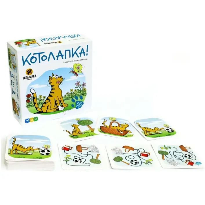 Настольная игра "Котолапка" 100001-RU ТАКАЯ МАКА (Нас9624)
