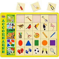 Деревянная игра "Ассоциации"