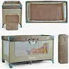 Ліжечко-манеж Toti T-07710 (1) колір коричневий, розмір 126x65x75 см, в коробці