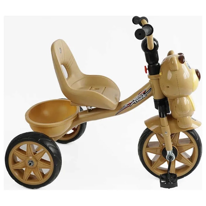 Велосипед 3-х колесный BS-30508 "Best Trike" (1) колеса EVA переднее 10', заднее 8', стальная рама, УКР. ВЗУЧИВАНИЕ, корзина, в коробке