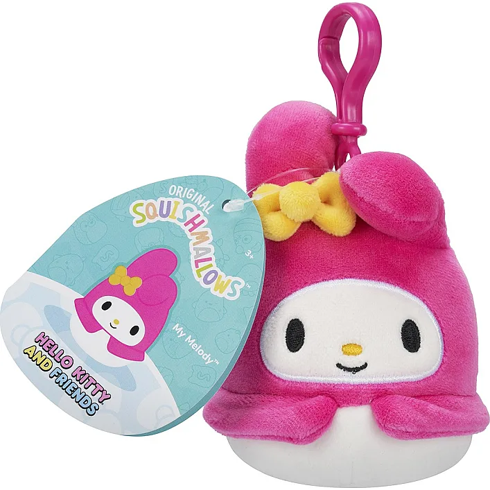 М'яка іграшка на кліпсі SQUISHMALLOWS серії "Хелоу Кітті" - МОЯ МЕЛОДІ (9 cm)