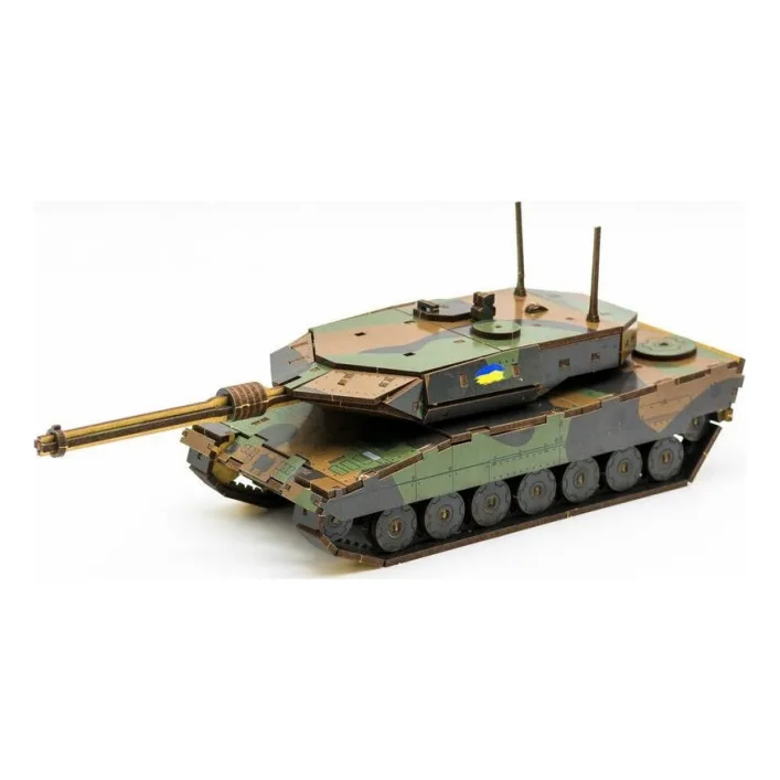 Деревянный 3D конструктор "ЛЕОПАРД" 206 дет., 206-0260 г. 32*10*11 см PuzzleOK (Дер6026)