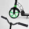 Самокат двухколесный "Best Scooter" 62798 (2) колеса PU, d переднего колеса - 230мм, d заднего колеса - 180мм, 1 амортизатор передний, в коробке
