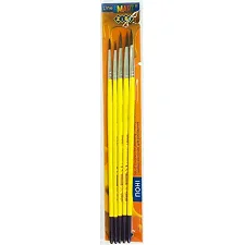 Набор из 5-ти кистей ZiBi пони круглый 1, 2, 3, 4, 5, SMART Line (Кнц6364)